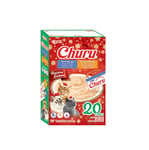 INABA Ciao - Holiday Box Dashi Delights - 10 Churu au Poulet - 10 Churu au Thon - Riche en protéines - Nourriture pour Chat - Topping - Ingrédients naturels - Délicieux et Sain - Pâtée pour Chat