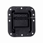 Flightcase Lid Stay Hinge medium, black - Adam Hall Hardware