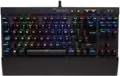 CORSAIR Gaming K65 RGB RAPIDFIRE Compact Mechanical - Clavier - backlit - USB - Italien - commutateur : CHERRY MX Speed - aluminium brossé anodisé