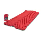 Klymit Insulated Static V Luxe Inflatable Camping Sleeping Mat Red