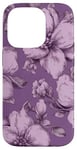 iPhone 14 Pro Lilac Vintage Floral Flowers Purple Pattern Case