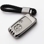 JHSOP Zinc alloy car key fob cover key case, For Toyota Land Cruiser Prado 150 Camry Prius Crown Subaru 2013 2014 Foreste Outback XV