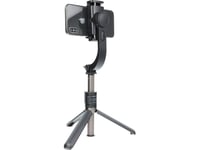 Selfie Stick Partner Tele.Com / Selfie Holder Med Bluetooth Fjernkontroll Triopod Gimbal Stabilisator Svart Sstr-L08