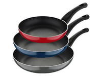 Bergner Jumpy 3pc Frying Pan Set Aluminium 20 24 28 cm BG-30216-MT INDUCTION