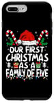 iPhone 7 Plus/8 Plus Our First Christmas As A Family Of Five For New Mom Dad Kids Case