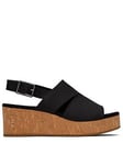 TOMS Claudine Black Sandal - Black, Black, Size 4, Women