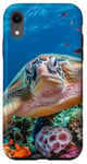 Coque pour iPhone XR Récif de corail tortue de mer