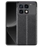 Xiaomi Poco F6 Pro      Leather Texture Case    [Black]