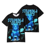 Snubbla Killar Barn Pojkar Flickor T-shirt Sommar Casual Kortärmad T-shirt Halloween present B 140cm