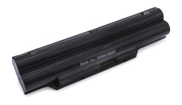 vhbw Li-Ion Batterie 6600mAh (11.1V) pour laptop, notebook Fujitsu Siemens Lifebook LH520, LH530, LH701, LH701A comme FPCBP250, CP477891-01.