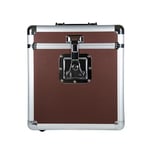 Rock on Wall Flight Case 25 LP Brown