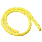 Yellow Flat Polymer Clay Bead DIY Polymer Clay Disc Beads For Nees Bracelets BGS