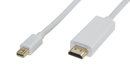 Luxorparts Mini-displayport til HDMI-kabel 1 m