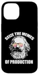 Coque pour iPhone 14 SÉIZE THE MEMES OF PRODUCTION Funny Karl Marx Communist Meme