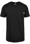 Urban Classics Men's Organic Cotton Basic Pocket Tee 2-Pack T-Shirt, White+Black, 3XL (Pack of 2)