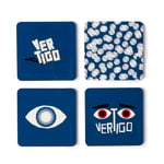 Hitchcock Vertigo Focused Coaster Set