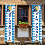 'Oktoberfest koristeet baijerin shekki lippu oktoberfest banneri kyltti oktoberfest kuisti tervetuliaisbanneri kyltti saksalaisille teemajuhlille oktoberfest paraati koristelu olutfestivaali juhlatarvikkeet'