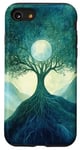 iPhone SE (2020) / 7 / 8 Fantasy Yggdrasil Tree Life Nature Spiritual Moon Case