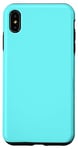 Coque pour iPhone XS Max Couleur bleu électrique simple