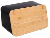 Five_S_Smart Black Bread Box +Cutting Board