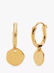 Monica Vinader Siren Muse Mini Drop Huggie Hoop Earrings