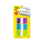 Index POST-IT 25x43mm lila turkos lime