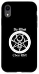 iPhone XR Do What Thou Wilt Thelema Crowley Mark of the Beast 666 Case