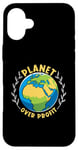 iPhone 16 Plus Planet Over Profit Environment Mother Earth Climate Change Case