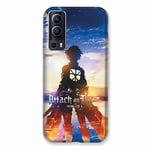 Cokitec Coque pour Vivo Y72 5G Manga Attaque Titans Soleil