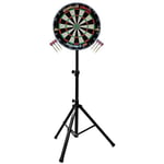 Gorilla Darts Set Double 20 Dartboard & Arrow Pro Tripod Stand With FREE DARTS