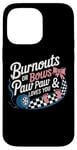 Coque pour iPhone 14 Pro Max Burnouts or Bows Paw Loves You Baby Shower Révélation du sexe