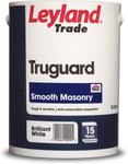 Leyland Trade 264725 Truguard Smooth Masonry Paint - Brilliant White 5L