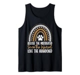 Rescue Save Love, Animal Rescue Dog Cat Lovers Tank Top