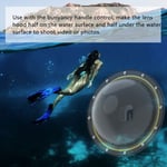 New TELESIN Fisheye Sphere Diving Face Shield Waterproof Case For Gopro Hero9 Ac