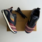 PAUL SMITH Swirl Stripe Rappid trainers sneakers shoes | UK 2 EUR 35 US 5