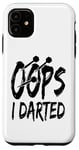 Coque pour iPhone 11 I Darted Dart fléchettes Cible de Fléchettes jeu fléchettes