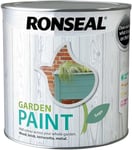 Ronseal Garden Paint Sage 2.5L Waterproof Quick Dry Outdoor Wood and Metal Paint