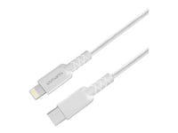 4Smarts Rapidcord - Lightning-Kabel - 24 Pin Usb-C Hane Till Lightning Hane - 1.5 M - Vit - Usb-Strömförsörjning (30W)