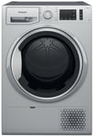 Hotpoint NTM1182SSKUK 8KG Heat Pump Tumble Dryer - Silver