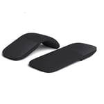 Microsoft - Arc Mouse - Bluetooth-mus för PC, bärbara datorer kompatibel med Windows, Mac, Chrome Os (tunn, lätt, bärbar, taktil) - Svart - ja