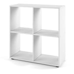 Vicco - Meuble de rangement cube Tetra, Blanc, 72.6 x 72 cm