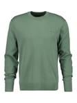 GANT Organic Cotton Textured Jumper, Kalamata Green