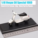 1:18 mittakaavassa Piaggio Vespa Scooter 98 PK 125 GTR P150X 300 MP5 Primavera GTS moottoripyörä moto pyörä painevalettu ajoneuvot lelut malli lapsille