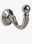 John Lewis Ball End Tieback Hook, Pack of 2