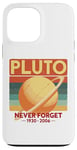 Coque pour iPhone 13 Pro Max Honoring Our Lost Planet Pluto Never Forget 1930 2006