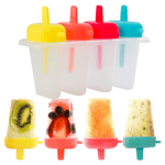 Lip And Sip Ice Lolly Maker 4 Lollies Colourful Healthy Snack Children Summer