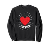 I Love Puzzles - Jigsaw Puzzle Heart Vintage Funny Sweatshirt