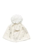 GAP Kids Foil Dot Pom Hat Accessories Headwear Hats Vit [Color: IVORY FROST ][Sex: ][Sizes: 140-158 ]