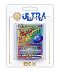 Zarbi VSTAR 199/195 Arc en Ciel Secrète - Myboost X Epée et Bouclier 12 Tempête Argentée - Coffret de 10 Cartes Pokémon Françaises