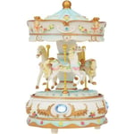 Carousel Music Box Heminredning Music Box (Blå [Musiikki:Castle in THE sky])